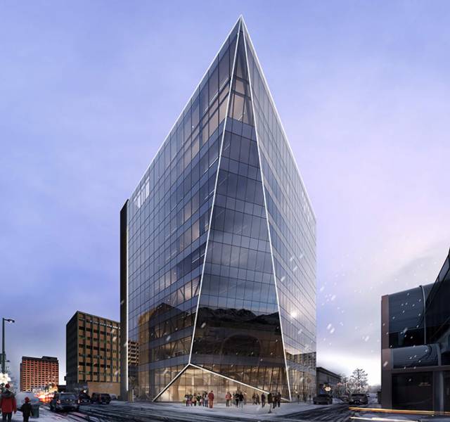 Key Bank Plaza redesign by Perkins+Will, Anchorage, USA
