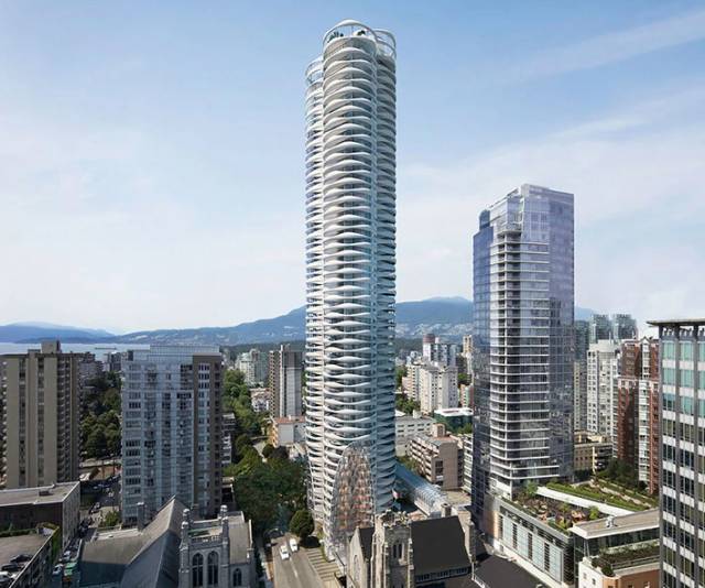 The Butterfly skyscraper, Vancouver, Canada