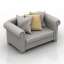 3D "Real Armchair sofa" - Interior Collection