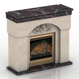 fireplace 4 3D Model Preview #653e2ae8