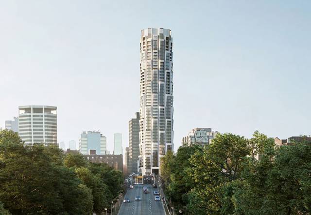 One Delisle tower by Studio Gang, Toronto, Canada
