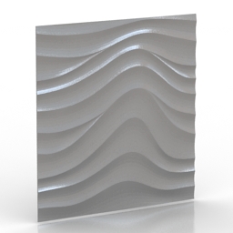 panel 2 duna accent rifinitura wall decor 3D Model Preview #ea44aceb