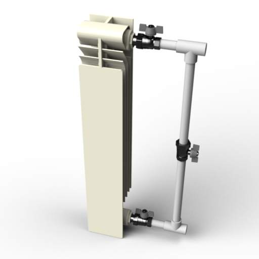 radiator side-bypass 3D Model Preview #a1bcc658