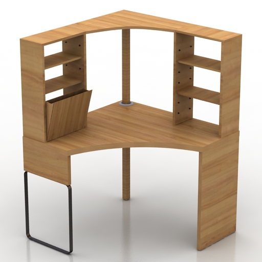 Table desk micke corner 3D Model Preview #fd827990
