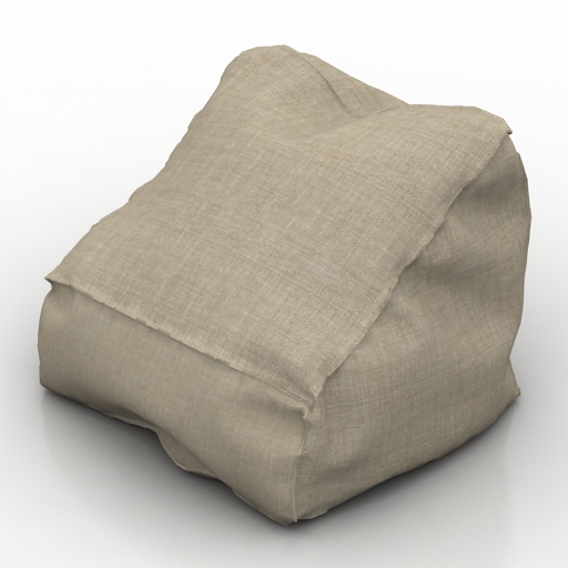 armchair bean bag chair 3D Model Preview #0be90e63