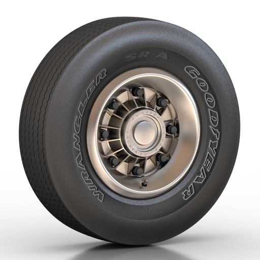 wheel from pontiac 3D Model Preview #31949626