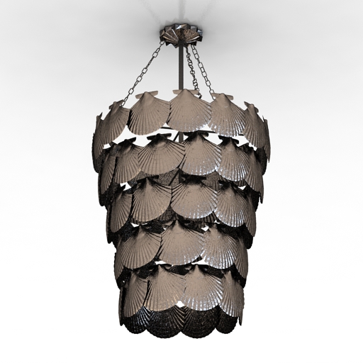 luster vaughan santiago ceiling light 3D Model Preview #355fda19