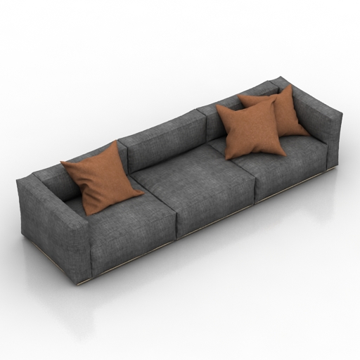 sofa poliform shangai 3D Model Preview #7cbf34bf