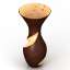3D "Wood Vases Decor" - Interior Collection