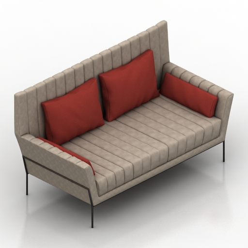 sofa contempo 3D Model Preview #5fac9aef