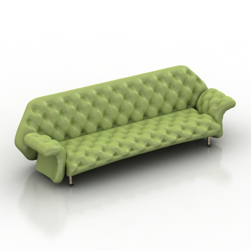 Sofa leather 3D Model Preview #ecae22fb