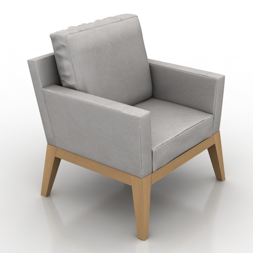 armchair bodrum 3D Model Preview #96b43e1f
