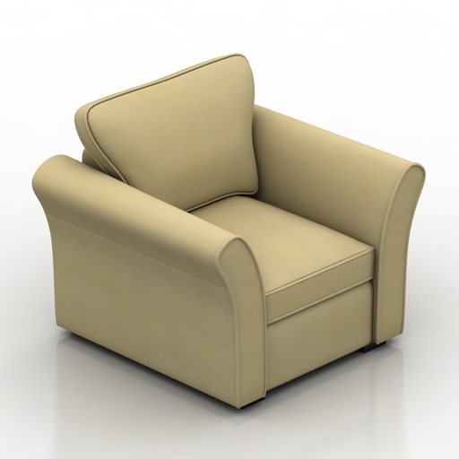 Armchair Amadeo 3D Model Preview #daf01270