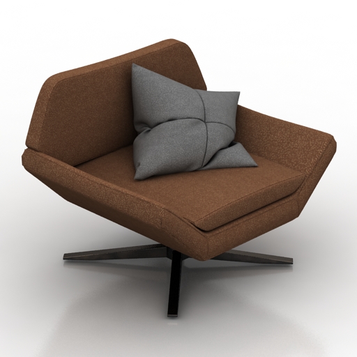 armchair sly lounge chair 3D Model Preview #f632bcc2