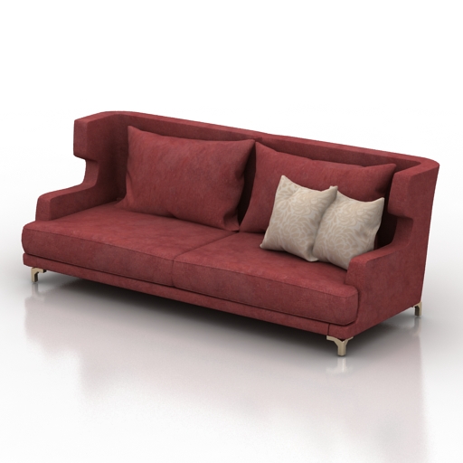 sofa saloni-cadillac 3D Model Preview #6f479811