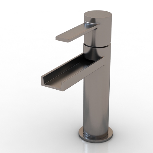 faucet waterfall mixers 2 tap 3D Model Preview #a5e33576