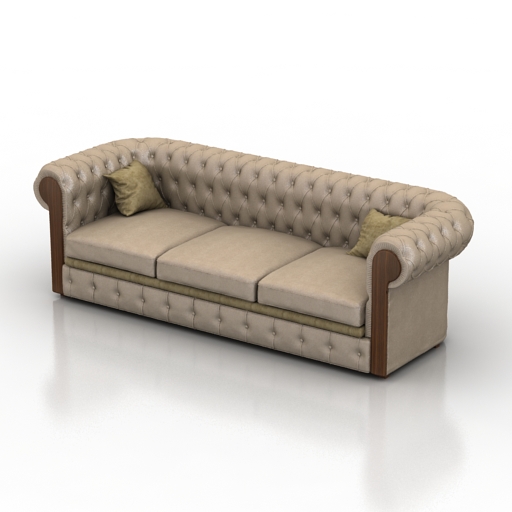 Sofa Winter Chester 3D Model Preview #248459e8