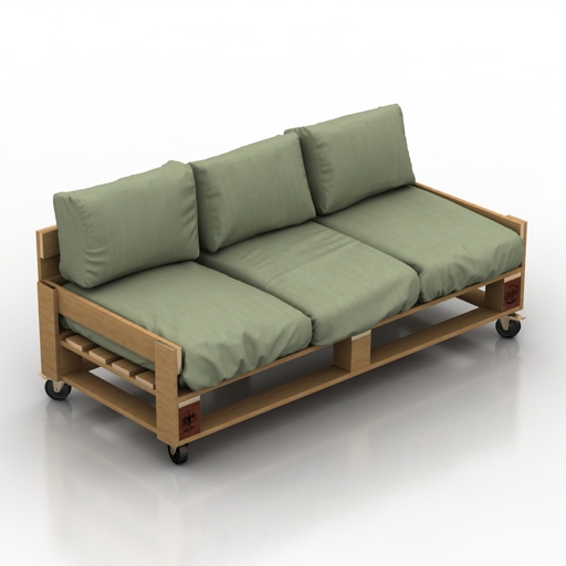 Sofa - 3D Model Preview #75d86158