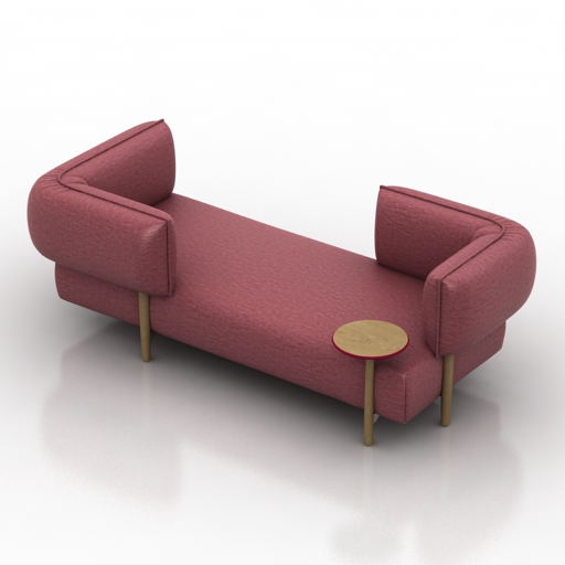 Sofa by Patricia Urquiola Moroso 3D Model Preview #fdd3d132