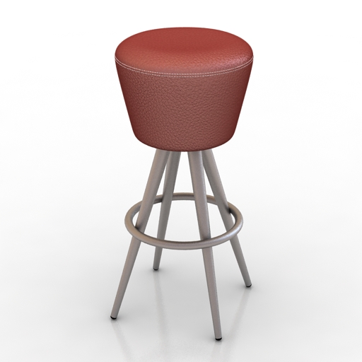 chair bar pedrali trilly 3D Model Preview #7ba0ca62