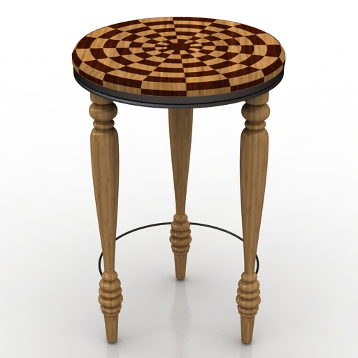 table middle 3D Model Preview #8b88a157