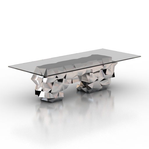 table crash dinning table 3D Model Preview #7ec8bbc8