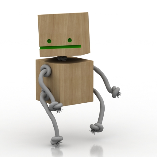 toy robot 3D Model Preview #eeb23983