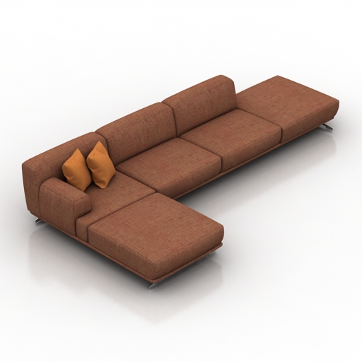 sofa saloni havana 3D Model Preview #3d86bb0a