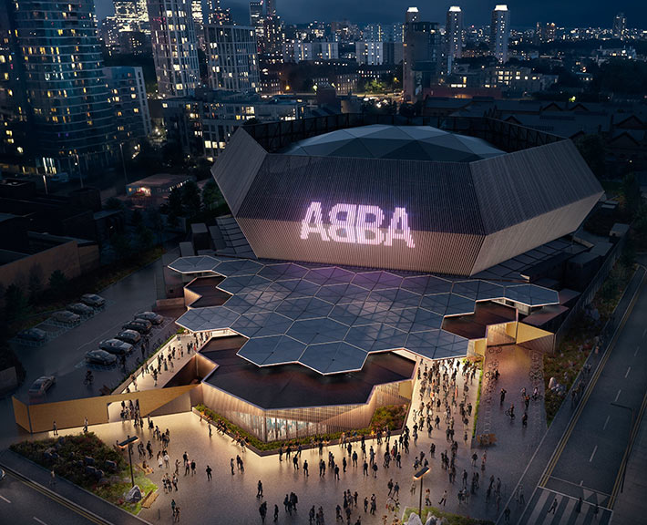 ABBA Voyage concert venue, London, UK