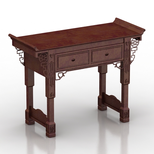 Table china 3D Model Preview #61d67567