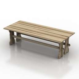 "Country Bench Table" - Interior Collection preview