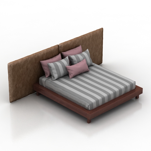 Bed - 3D Model Preview #1e190467
