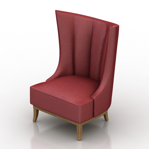 armchair cleo lounge chair by munna 3D Model Preview #b5d1b6ff