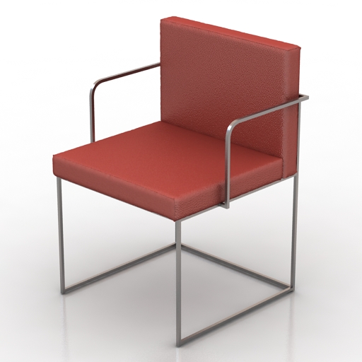 Armchair Calligaris Even Plus Chair 3D Model Preview #d6b4fc8c