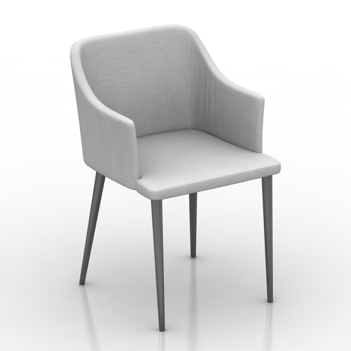armchair laforma danai 3D Model Preview #2c686d87