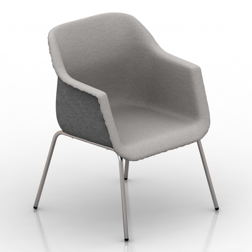 armchair chair no smoking manufacturer officine tamborrino 3D Model Preview #ca29d484