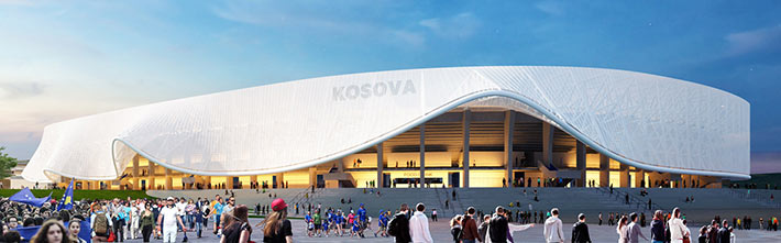 New national stadium for Kosovo, Glogovac, Kosovo
