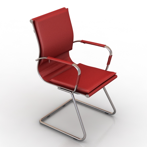 armchair ch 993 3D Model Preview #c58aa3d8