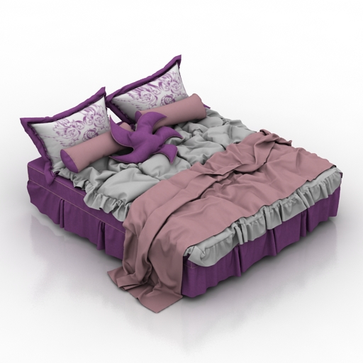 Bed Fiol 3D Model Preview #d409483d