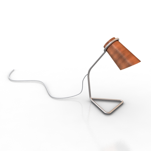 lamp stand copper desk lamp 3D Model Preview #a4cb8747