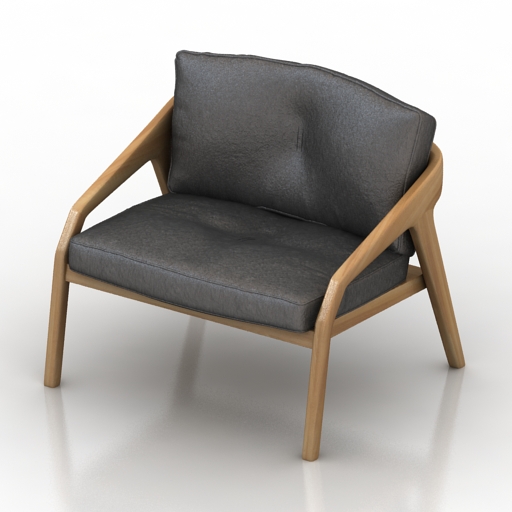 Armchair Zeitraum Friday Chair 3D Model Preview #c8a2c8f0