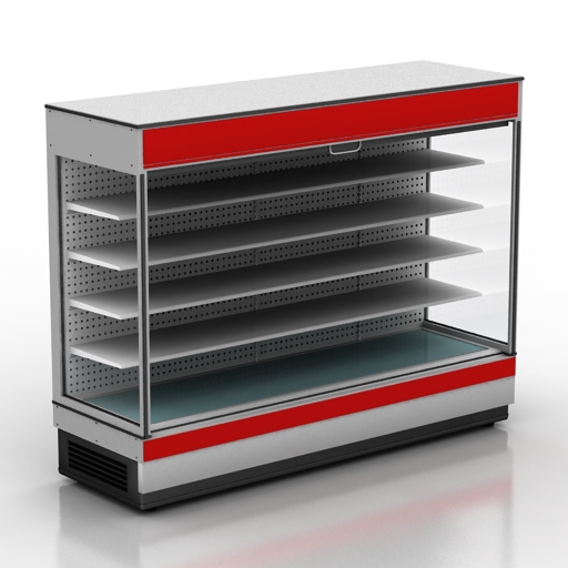 showcase cryspi alt n s 2550 refrigerator 3D Model Preview #ed1ff345