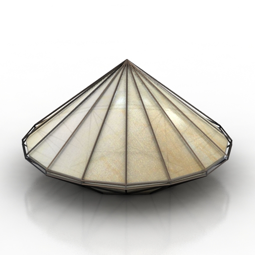 Lamp Triangle Light 3D Model Preview #ea432545