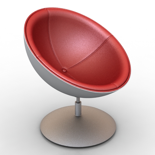 armchair lotus 3D Model Preview #12ca1830