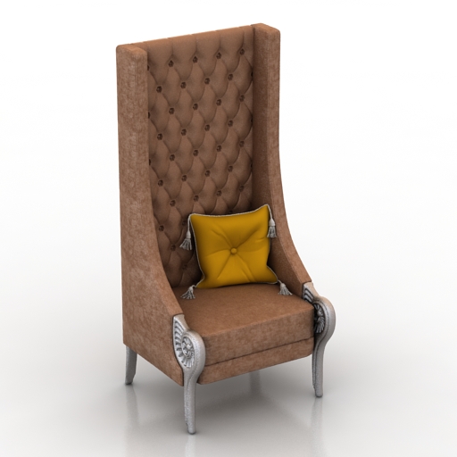 armchair alexandra coleccion 3D Model Preview #495a0b7f