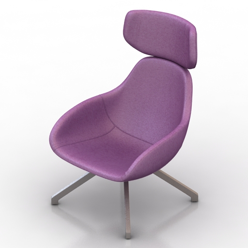armchair alma design x-2big 3D Model Preview #e98477f0