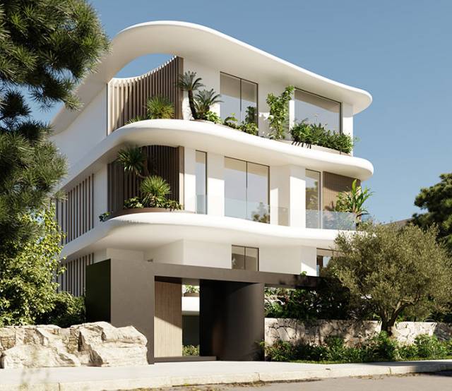 Faskomilia residential building, Mediterranean Sea