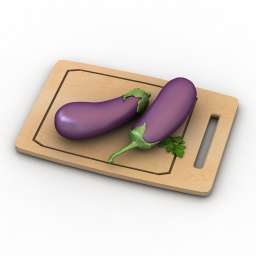 Download 3D Eggplants