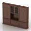 3D "Cabinet table bookcase" - Interior Collection