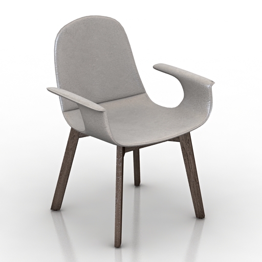 Chair hulsta D 27 3D Model Preview #7239247e